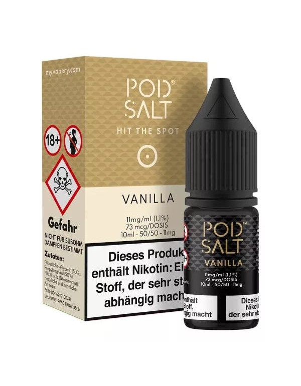 Pod Salt - Vanilla - Nikotinsalz - 11mg/ml