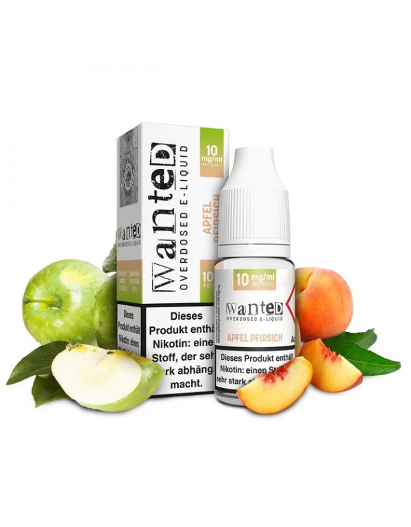 Wanted - Apfel Pfirsich - Nikotinsalz 10mg/ml