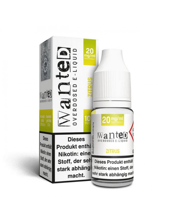 Wanted - Zitrus - Nikotinsalz 20mg/ml