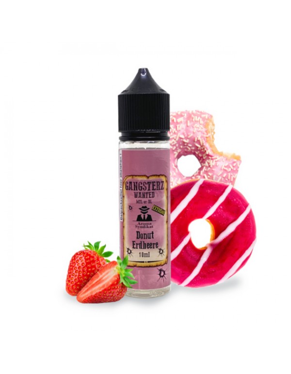Gangsterz - Donut Erdbeere - 0mg/ml 10ml