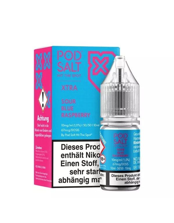 Pod Salt Xtra - Sour Blue Raspberry - Nikotinsalz ...