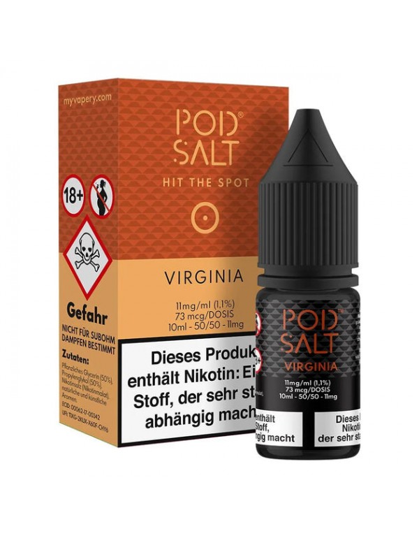 Pod Salt - Virginia - Nikotinsalz - 11mg/ml