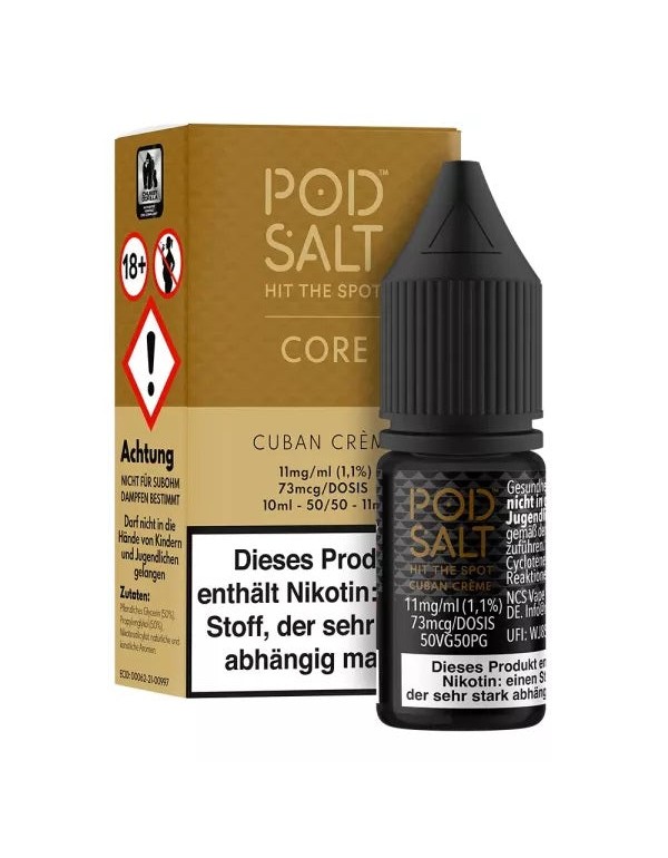 Pod Salt - Cuban Creme - Nikotinsalz - 11mg/ml
